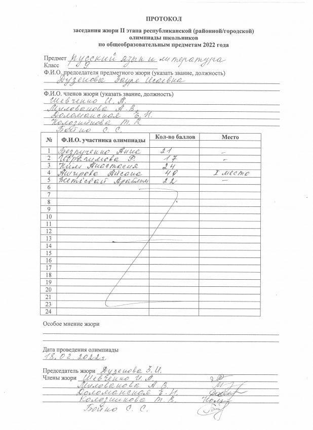 Русский язык и литература